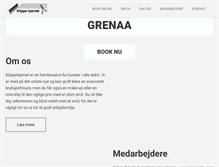 Tablet Screenshot of klippehjornet-grenaa.dk